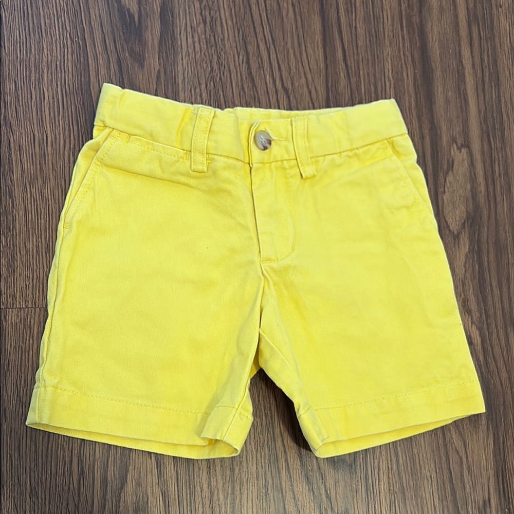 Bright Yellow Kids Shorts